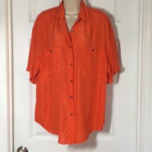 Vintage Boxy Silk Shirt